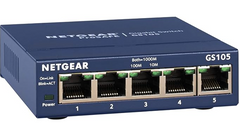 Netgear GS105 - 5-Port Gigabit Ethernet Unmanaged Switch